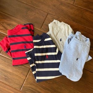 Boys 5T, polo long sleeve shirts